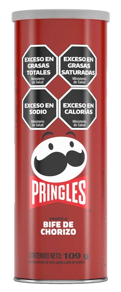 PRINGLES BIFE CHORIZO 18U X 109G