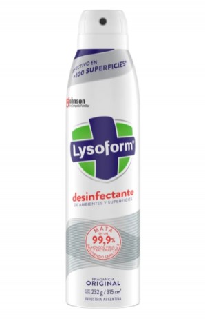 LYSOFORM AERO DESINFECTANTE ORIGINAL 315cc x12