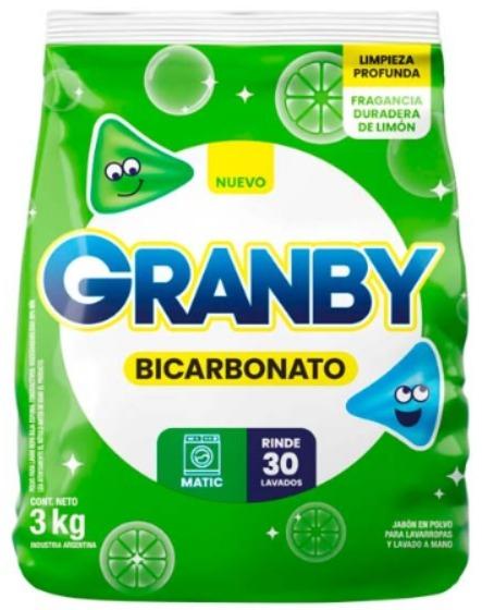 GRANBY EN POLVO MATIC LIMON 3kg x7