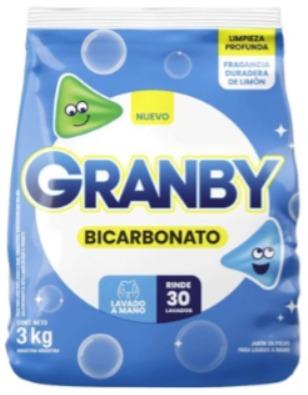 GRANBY EN POLVO LAV MANO LIMON 3kg x7