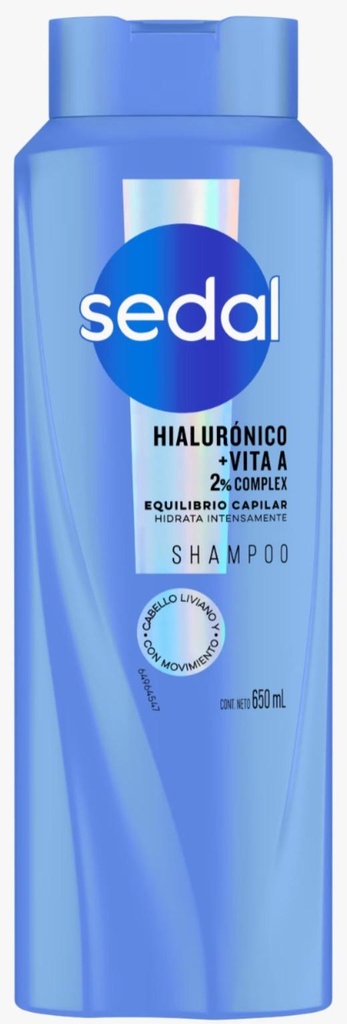 SEDAL AC HIALURONICO Y VIT A 650ml x12