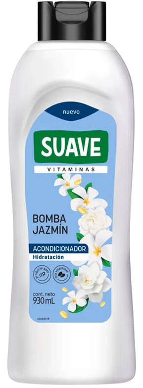 SUAVE AC BOMBA JAZMIN 930ml x8