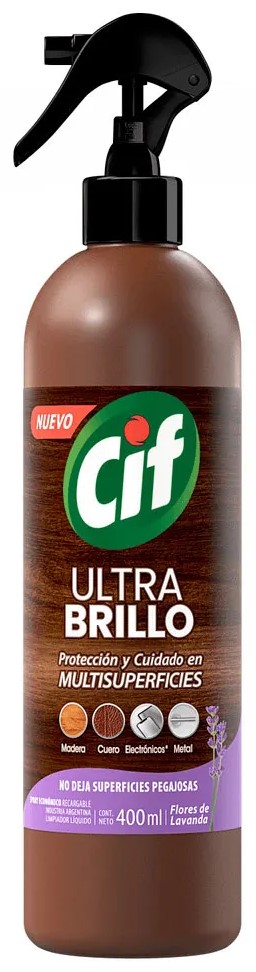 CIF LUSTRAMUEBLES UL BRILLO LAVANDA GTL 400ml x12