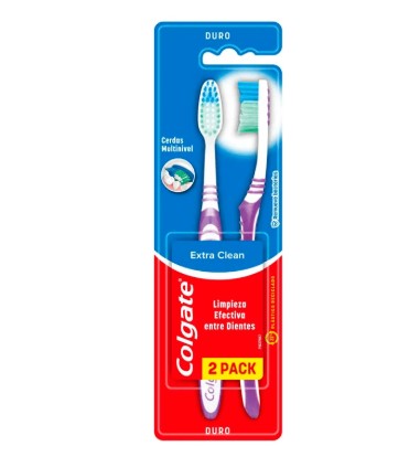 COLGATE CEP DENTAL EXTRA CLEAN MEDIANO x2 x12