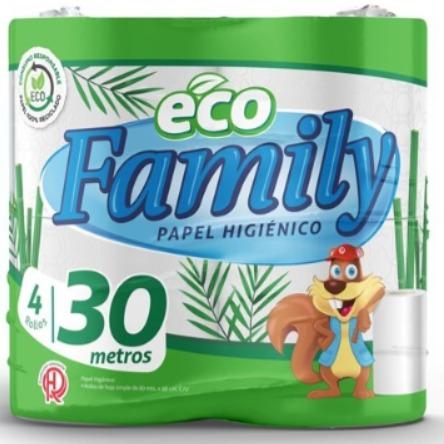 ECO FAMILY PAPEL HIG x4 30mt x12