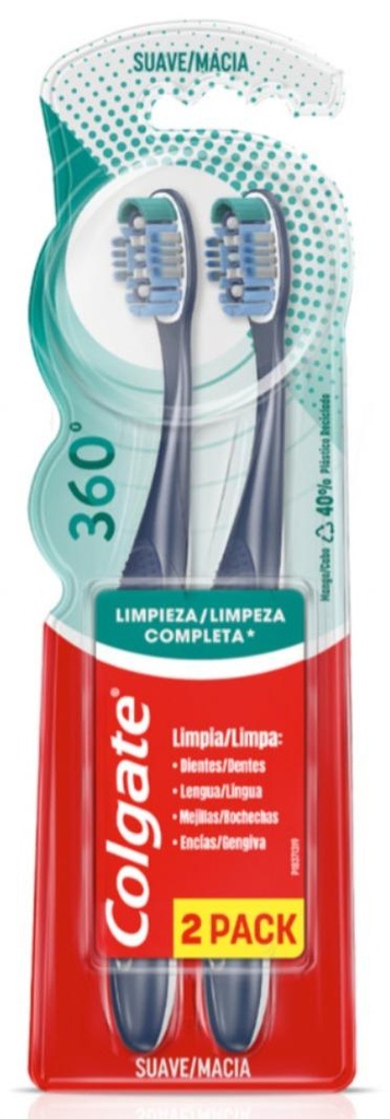 COLGATE CEP DENTAL 360 SUAVE x2 x18
