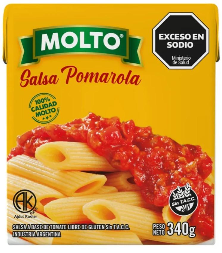 MOLTO SALSA POMAROLA 340gr x24