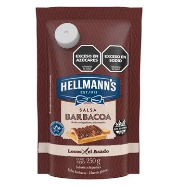 HELLMANS BARBACOA DP 250gr x24
