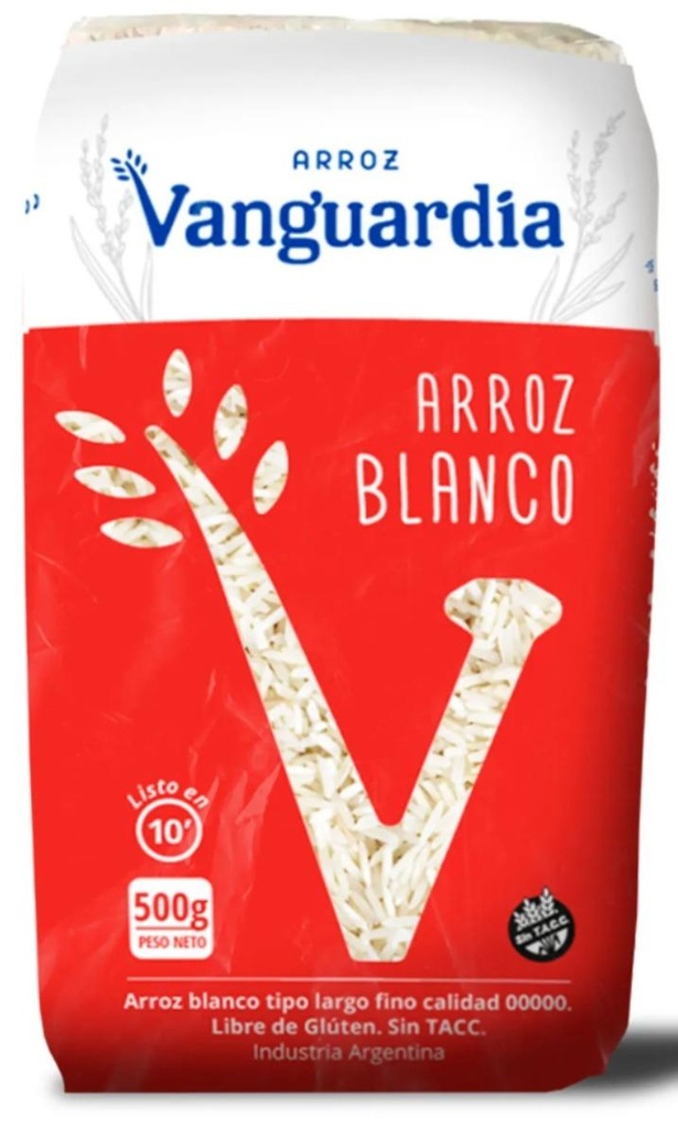 VANGUARDIA ARROZ LARGO FINO 500gr x10