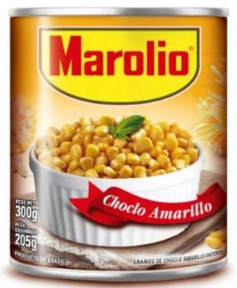 MAROLIO CHOCLO GRANO AMARILLO LATA 300gr x24