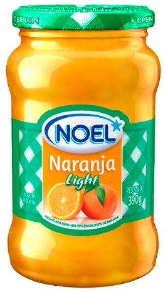 NOEL MERMELADA NARANJA LIGHT 390gr x12