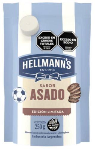 HELLMANS ADEREZO ASADO DP 250gr x24