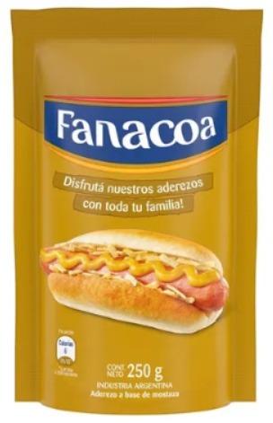 FANACOA MOSTAZA DP 250gr x24