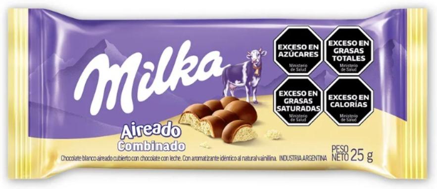 DISPLAY MILKA AIREADO COMBINADO 16u 25gr (12/B)