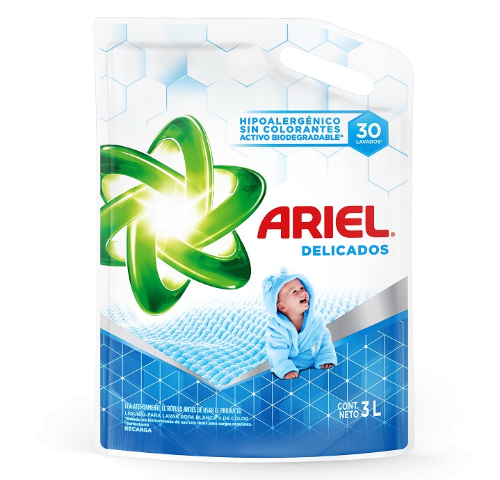 ARIEL LIQUIDO DELICADOS DP 3lt x4