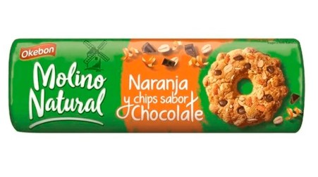 MOLINO NATURAL GALLETITAS NARANJA Y CHIPS 238gr X16