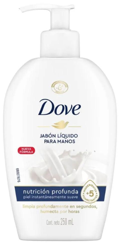 DOVE JABON LIQUIDO NUTRICION PROFUNDA 250ml x6