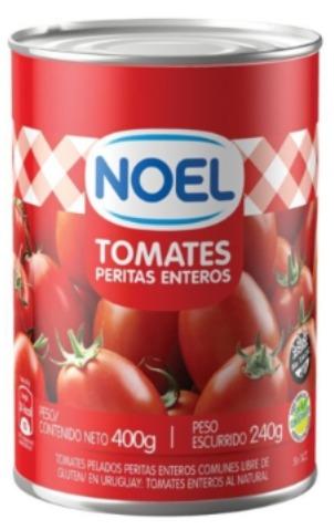NOEL TOMATE PERITA PELADO 400gr x24