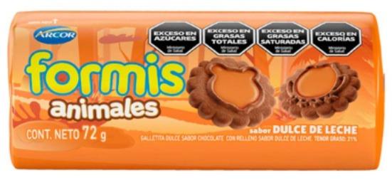FORMIS GALLETITA CHOCOLATE/DDL 72gr x60