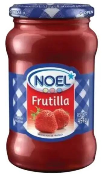 NOEL MERMELADA FRUTILLA 454gr x12