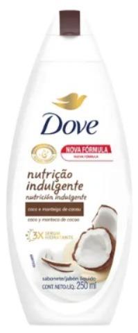 DOVE JABON LIQUIDO NUTRICION INDULGENTE 250ml x12