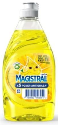 MAGISTRAL DETERGENTE LIMON 225ml x21