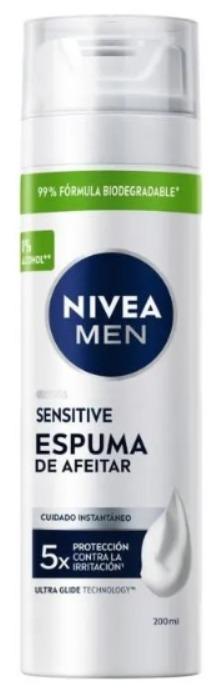 DISPLAY NIVEA ESPUMA DE AFEITAR SENSITIVE 200ml x6 (2/B)