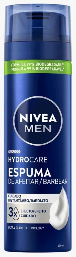 NIVEA ESPUMA DE AFEITAR HYDROCARE 200ml x12
