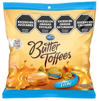 BUTTER TOFFEES CARAMELOS LECHE 80gr x48