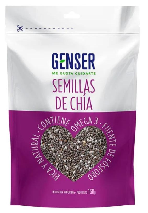 GENSER SEMILLAS DE CHIA 150gs x12