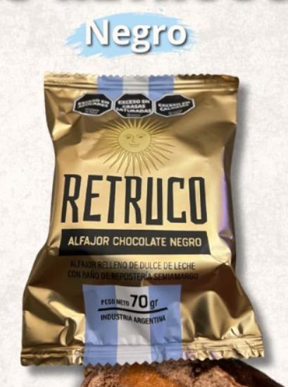 RETRUCO ALFAJOR NEGRO 70gs x18