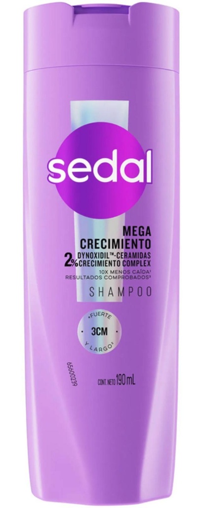 SEDAL SH MEGA CRECIMIENTO 190 ml x12