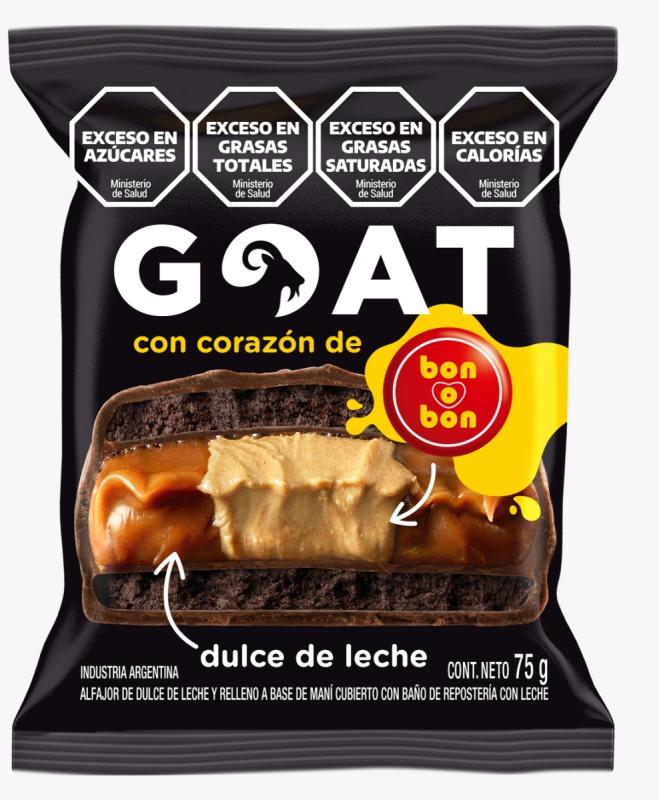 GOAT ALFAJOR NEGRO 75gr x21