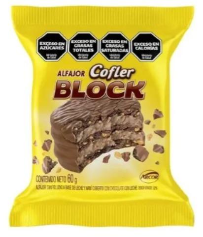 COFLER ALFAJOR BLOCK 60gr x21