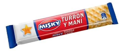 DISPLAY MISKY TURRON OBLEA MANI 25gr 50u (B/4)