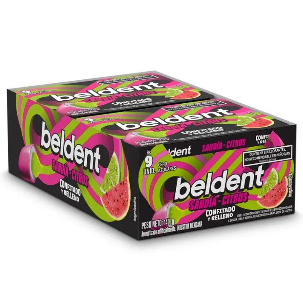 DISPLAY BELDENT TWIST SANDIA RELLE/CONFITADO 17.5gr x8u (B/18)