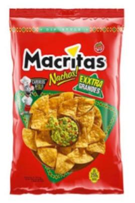 MACRITAS NACHOS RESTAURANT STYLE EXTRA GRANDE 250gr x15