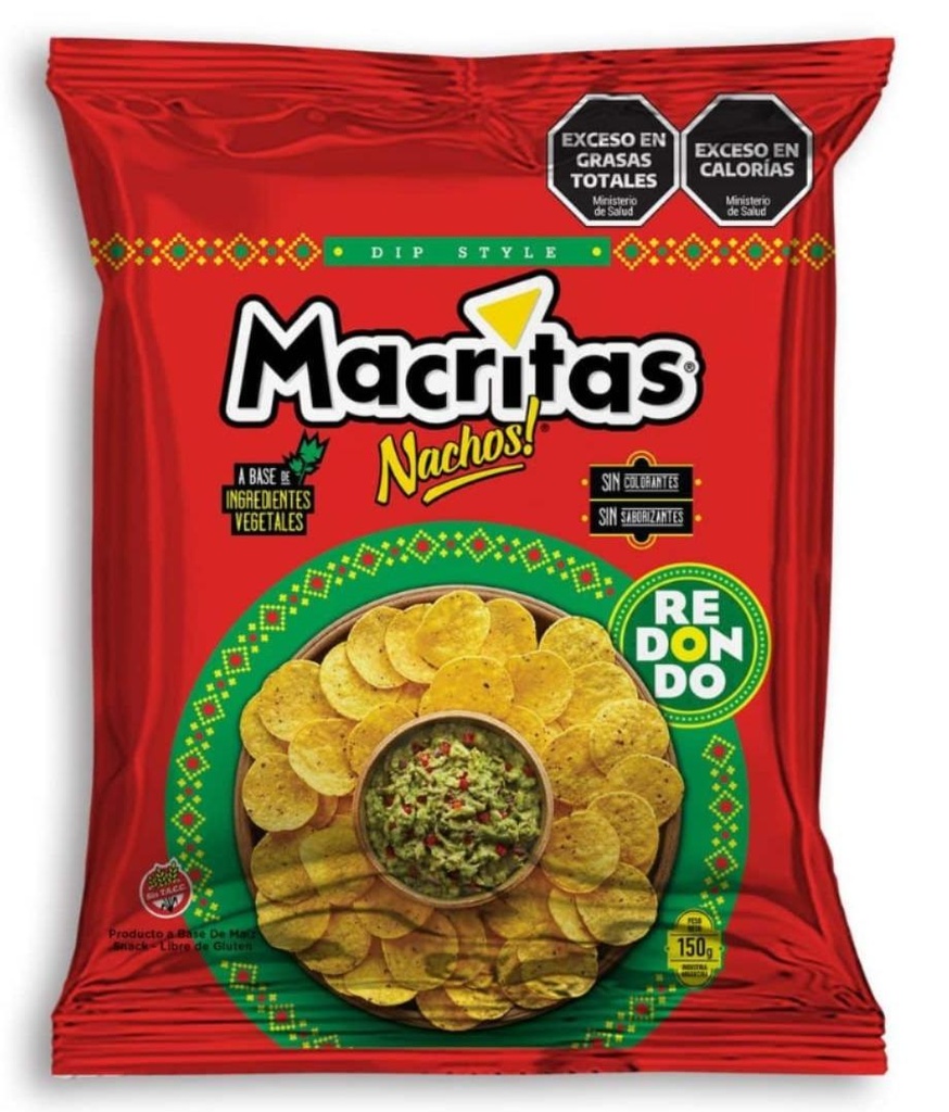 MACRITAS NACHOS ORIGINAL 150gr x14