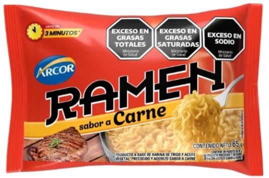 RAMEN SABOR CARNE 65gr x24