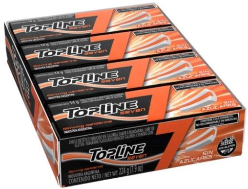 DISPLAY TOPLINE SEVEN MANDARINA 14gr x16d (B/20)