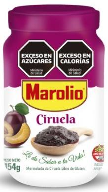 MAROLIO MERMELADA CIRUELA 454gr x12
