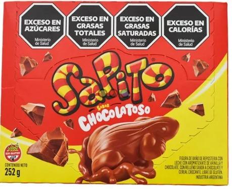 DISPLAY SAPITO CHOCOLATOSO 10.5gr x24 (B/8)