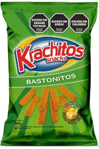 KRACHITOS BASTONCITOS EXTRA QUESO 60gr x24