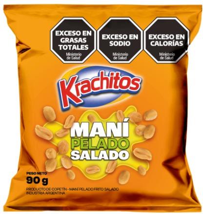 KRACHITOS MANI PELADO SALADO 90gr x24