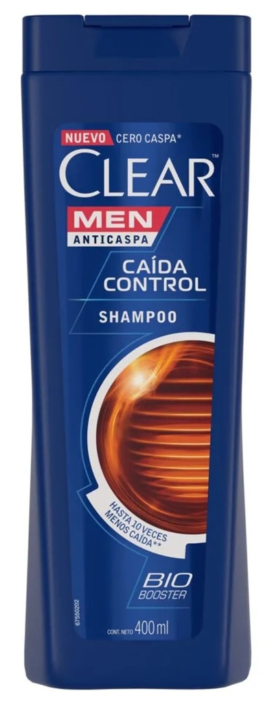 CLEAR MEN SH CAIDA CONTROL 400ML X12