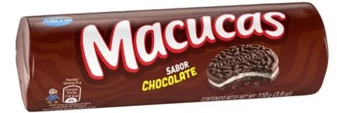 MACUCAS CHOCOLATE 36U 110gr
