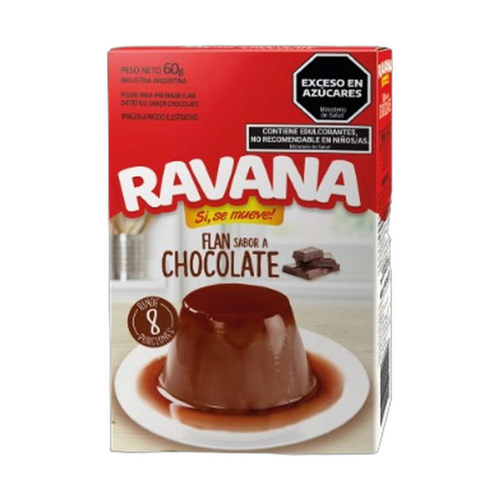 RAVANA FLAN CHOCOLATE 60gr x12