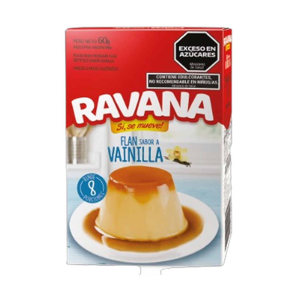 RAVANA FLAN VAINILLA 60gr x12