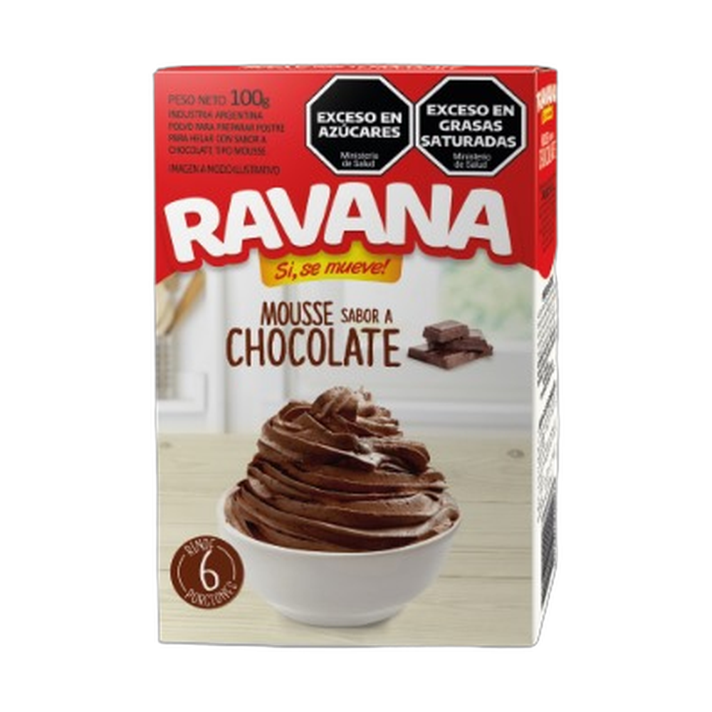 RAVANA MOUSSE CHOCOLATE 100gr x12