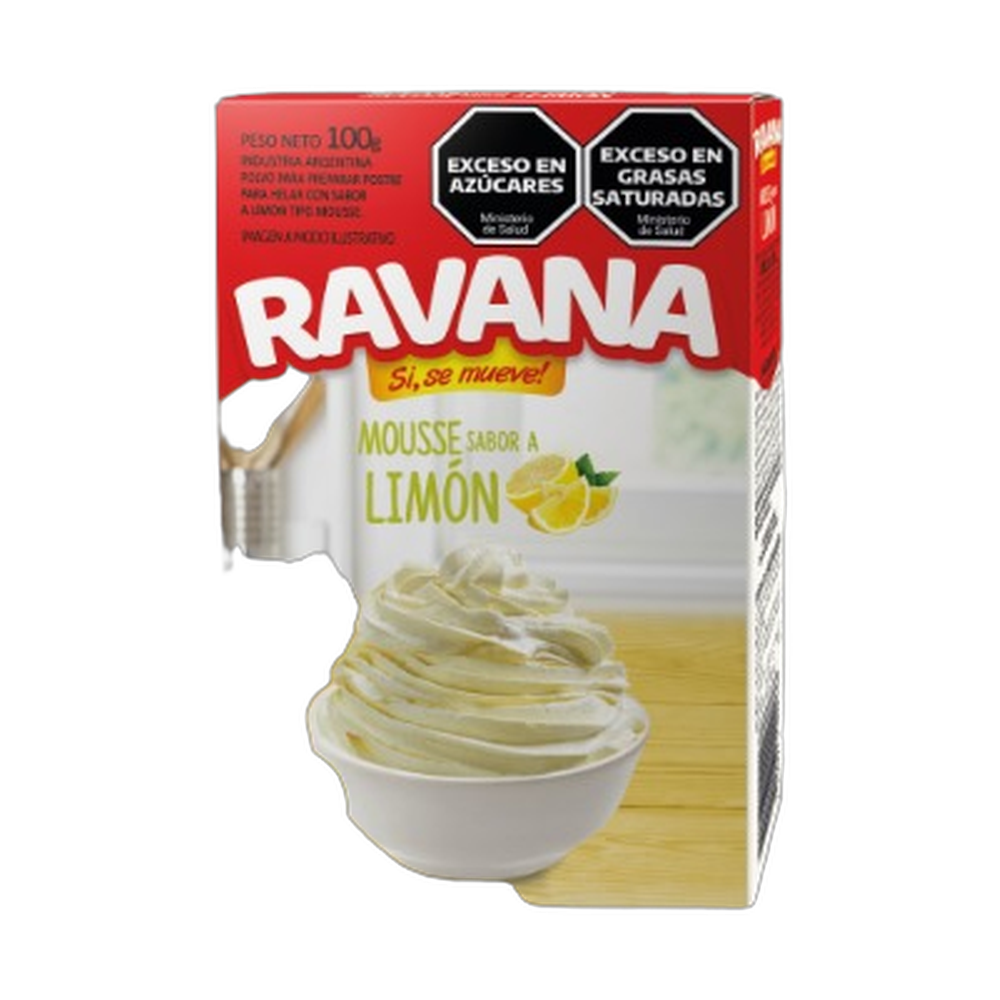 RAVANA MOUSSE LIMON 100gr x12